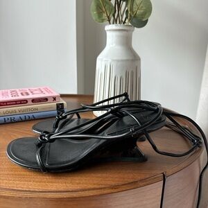 Zara strappy sandal heels